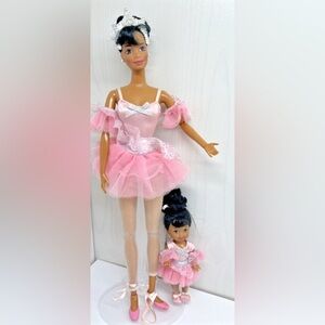 BARBIE- 1997 Ballet Recital Barbie and Kelly Doll Set
